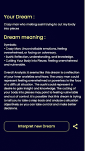 Dream Interpretation AI App