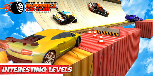 Télécharger Impossible Car Stunts 3D - Car Stunt Races APK MOD (Astuce) screenshots 2