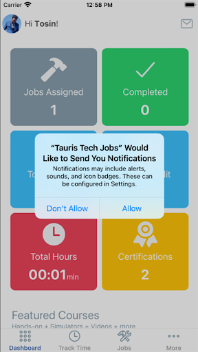 Tauris Tech Jobs Screen 3