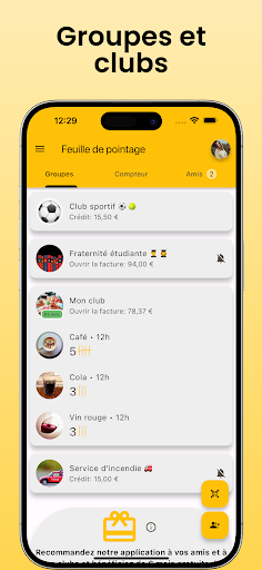 Aperçu de l'application