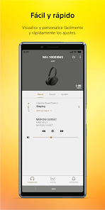 Aplicación Sony Headphones Connect para auriculares Bluetooth®