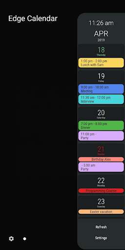 Edge Calendar Screenshot 1 - AppWisp.com