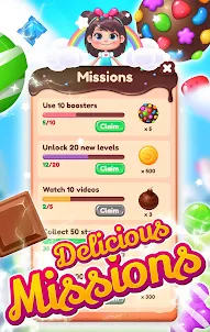 Delicious Sweets Smash : Match