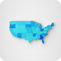 Icon image US States map