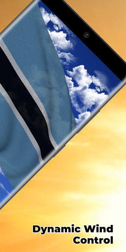 Botswana Flag Live Wallpaper Screen 2