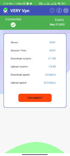VeryVPN Screen 3
