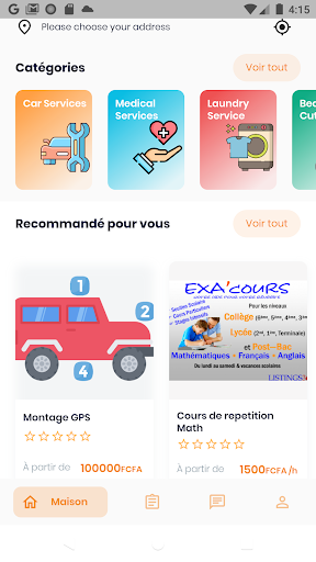 Home Services Customer App