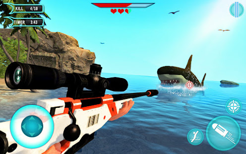 Angry Shark Sniper 3D 1.1.7 APK screenshots 5