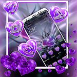 Cover Image of Download Purple Heart Launcher Theme  APK