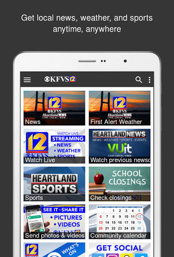 Screenshot of KFVS12 - Heartland News