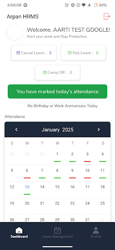 Arpan Seva Sansthan HRMS