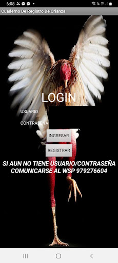 Registro De Crianza De Gallos Screen 3