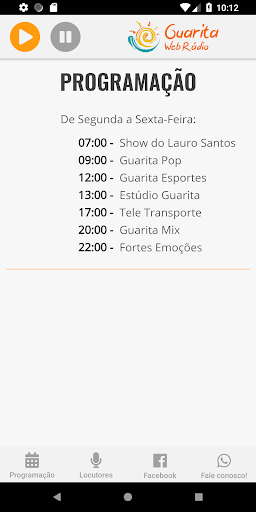 Guarita Web Rádio Screen 3