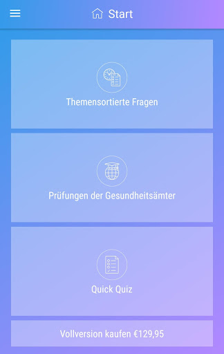 Android application iKreawi - HP Prüfungsfragen screenshort