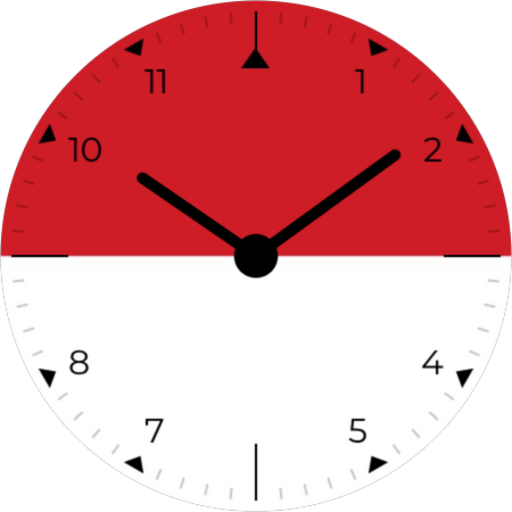Android application Indonesia Analog Watch Face screenshort