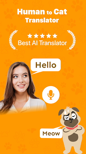 Android application Human to dog translator app screenshort