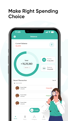 Daily Expenses Manager Screen 2