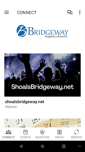 Android application Bridgeway Baptist Church screenshort