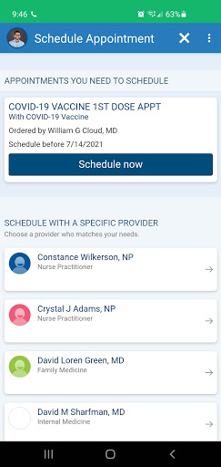 Baptist OneCare Screen 3