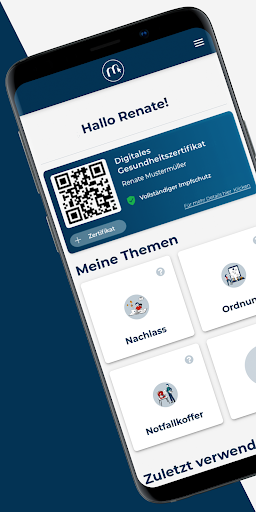 Android application memoresa - Digital order screenshort