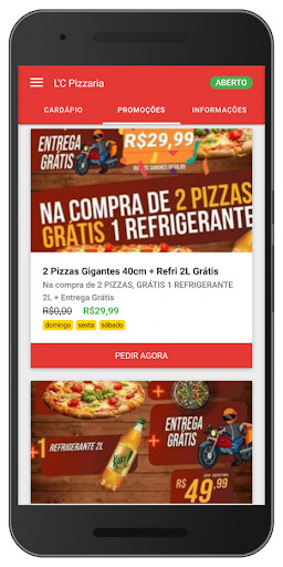 LC Pizzaria Screen 2
