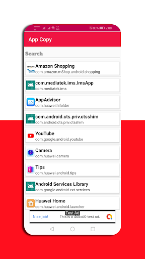 Android application App Copy screenshort