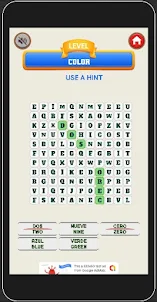 Hidden Words with Mystery Word