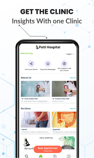 Android application Patil Hospital screenshort