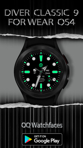 Android application Diver Classic 9 Wear OS 4+ screenshort