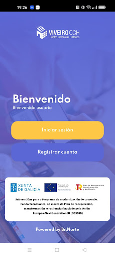Android application ViveiroCCH screenshort