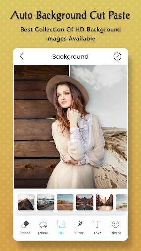 Android application Auto Background Cut Paste : Ba screenshort