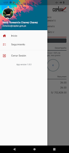 PlanificaPerú Screen 3