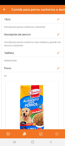 Android application Appet screenshort