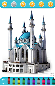 coloração mesquita islâmica