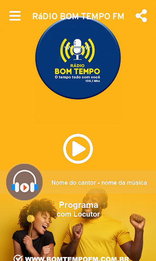 Rádio Bom Tempo FM Screen 2