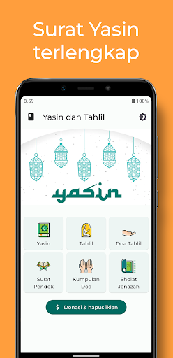 Android application Surat Yasin dan Tahlil Lengkap screenshort