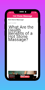 Stone massage - Therapy