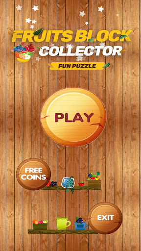 Android application Fruits Block Collector screenshort