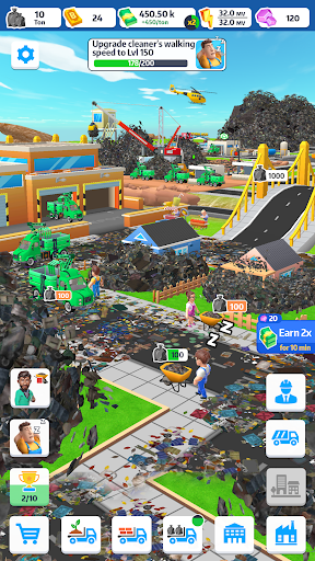 Trash Tycoon Idle business Mod Mở Khóa Phiên Bản Đầy Đủ