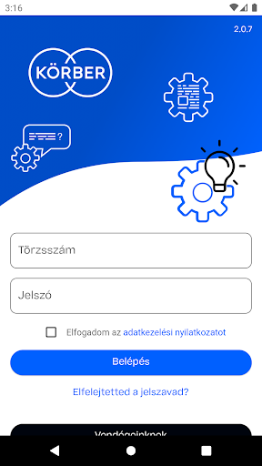 Android application Hahu Pécs screenshort