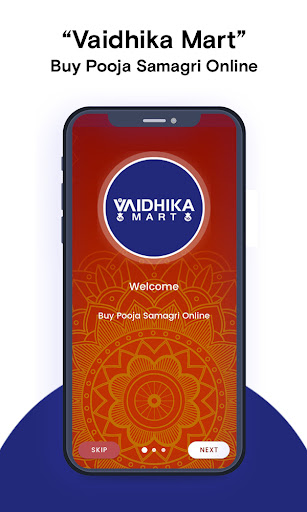 Android application Vaidhika Mart screenshort