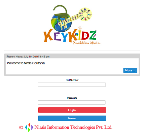 Android application KeyKidz screenshort