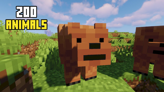 Screenshot 1 Zoo Animal Minecraft Mod android