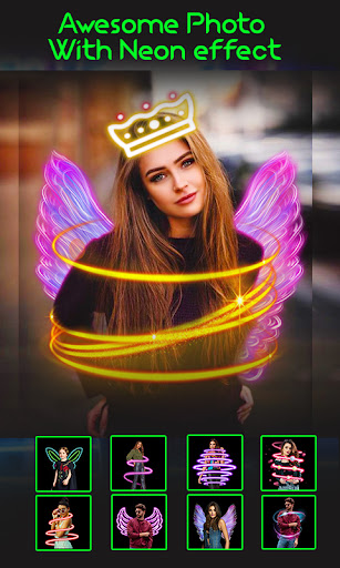 Screenshot of Neon Art Photo Lab Editor