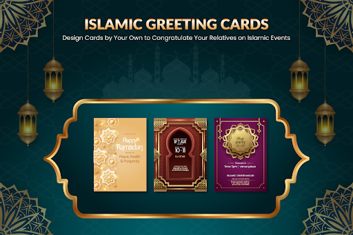 Muslim Festivals Card Maker Screenshot 1 - AppWisp.com