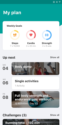 Android application Nicola Sangalli Fitness Coach screenshort