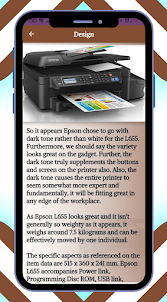 Epson L655 WiFi Printer Guide