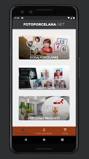 Android application Fotoporcelana.net screenshort