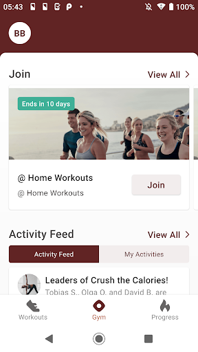 Panthera Ladys Gym App Screen 2