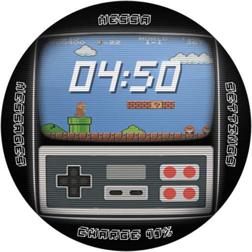 Retro Console Game Watch Face